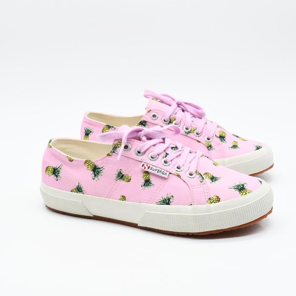 NWT Superga Pineapple Pink Sneakers 8.5 - Picture 3 of 6